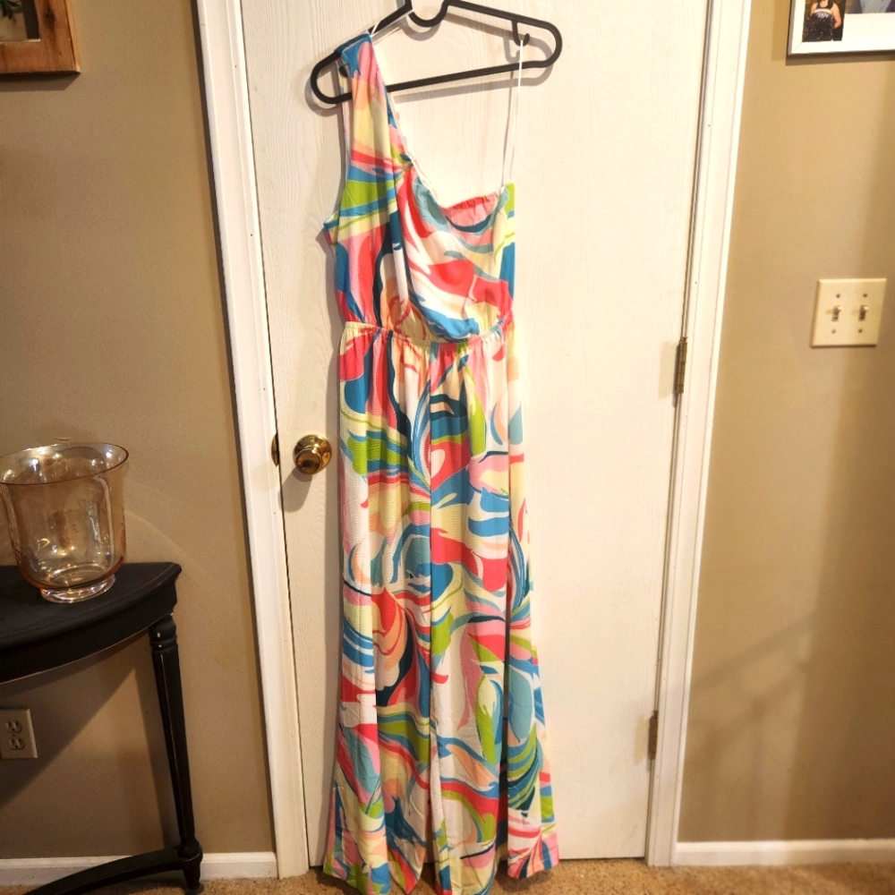 NWT Asymmetrical Jumpsuit by Flying Tomato